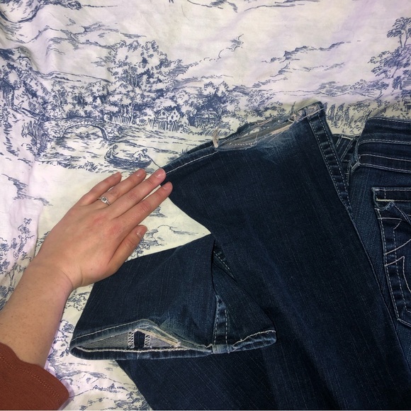 True Religion Becky Womens Black Swarovski Crystal Jeans Size 30 Beautiful. - Picture 12 of 12
